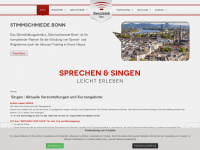 stimmschmiede-bonn.de Webseite Vorschau