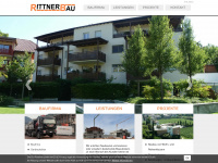 rittnerbau.com Webseite Vorschau
