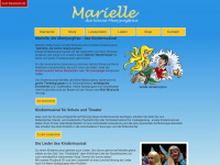 marielle-die-meerjungfrau.de Webseite Vorschau