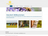 bienen-nw.ch Webseite Vorschau