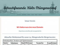 schachfreundekoelnmuengersdorf.wordpress.com Webseite Vorschau