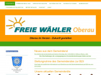 fw-oberau.com Webseite Vorschau