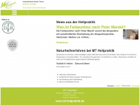 mt-heilpraktik.de Webseite Vorschau