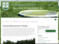 tvwestig-tennis.de Webseite Vorschau