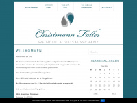 christmannfaller.de Webseite Vorschau