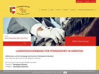 pferdesport-ktn.at Webseite Vorschau