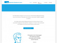 philosophische-akademie.ch Webseite Vorschau