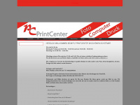 pc-printcenter.de Webseite Vorschau