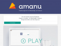 amanu-app.de Webseite Vorschau