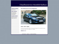chauffeur-msh.de Webseite Vorschau