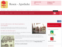 rosen-apotheke-schmalkalden.de Webseite Vorschau