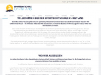 sportbootschule-christians.de Webseite Vorschau