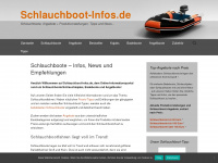 schlauchboot-infos.de Webseite Vorschau