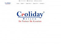 kroatien-croliday.de Webseite Vorschau