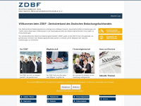 zdbf.de Webseite Vorschau