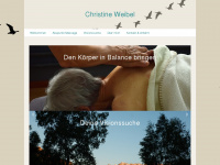 christine-weibel.ch Webseite Vorschau