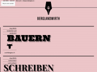 berglandwirth.ch Webseite Vorschau