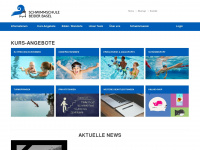 schwimmschulebeiderbasel.ch Webseite Vorschau