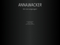 anna-wacker.de Webseite Vorschau