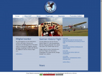 german-historic-flight.de Webseite Vorschau