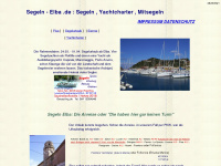 segeln-elba.de Webseite Vorschau