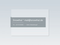 snowthal.de Webseite Vorschau