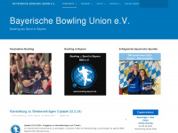 bowling-bayern.de Webseite Vorschau