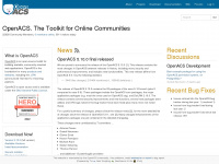 openacs.org Webseite Vorschau