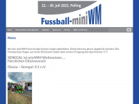 fussball-miniwm.de Webseite Vorschau