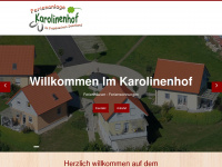 karolinenhof-ballenberger.de Webseite Vorschau