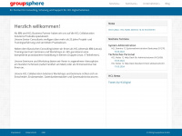 groupshere.de Webseite Vorschau