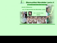 blasmusikfest-ml.de Webseite Vorschau