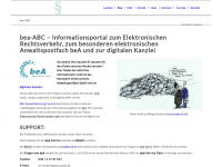 bea-abc.de Webseite Vorschau