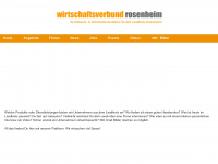 wirtschaftsverbund-rosenheim.de Webseite Vorschau
