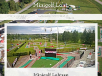 minigolflahti.fi Webseite Vorschau