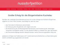 nussdorfpetition.wordpress.com Webseite Vorschau