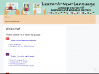 learn-a-new-language.eu Webseite Vorschau