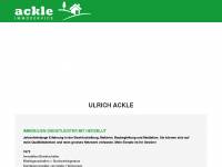 ackle-immoservice.ch Webseite Vorschau