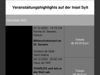 sylt-tickets.de Webseite Vorschau