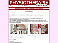physiotherapie-ranis.de Webseite Vorschau
