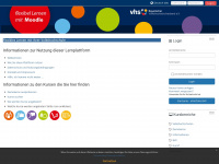 vhs-online.info Webseite Vorschau
