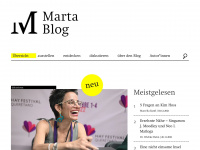 marta-blog.de Webseite Vorschau