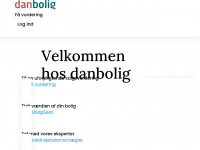 danbolig.dk Webseite Vorschau