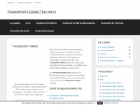 transportermieten.info Webseite Vorschau