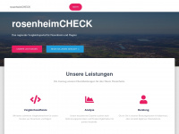 rosenheimcheck.de Webseite Vorschau