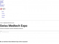 medtech-expo.ch Webseite Vorschau