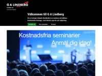 galindberg.se Webseite Vorschau