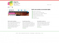 ideetic.ch Webseite Vorschau