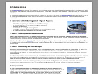 gebaeudeplanung.com Webseite Vorschau