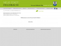 feldbach.gv.at Webseite Vorschau